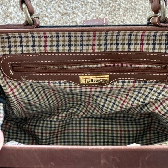 Vintage Talbots Black Brown Crossbody Bag - Picture 3 of 16